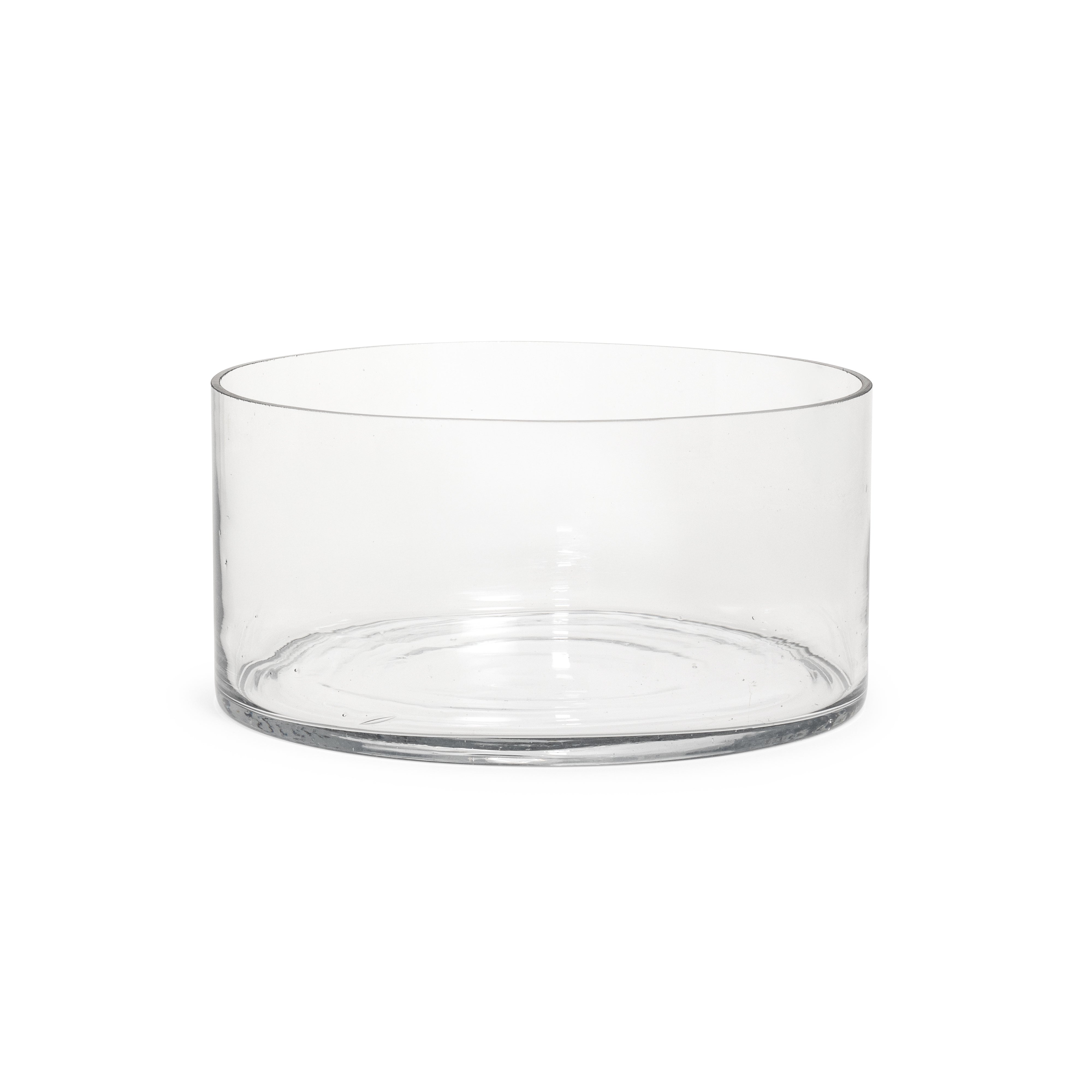 Straight Sided Glass Bowl 10"
