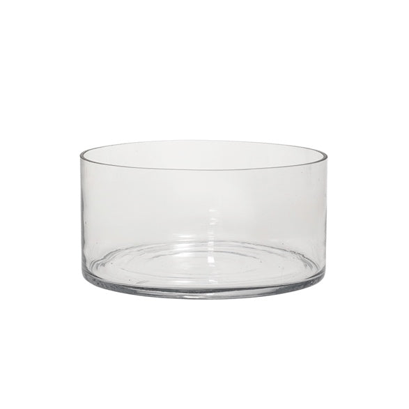 Straight Sided Glass Bowl 10"
