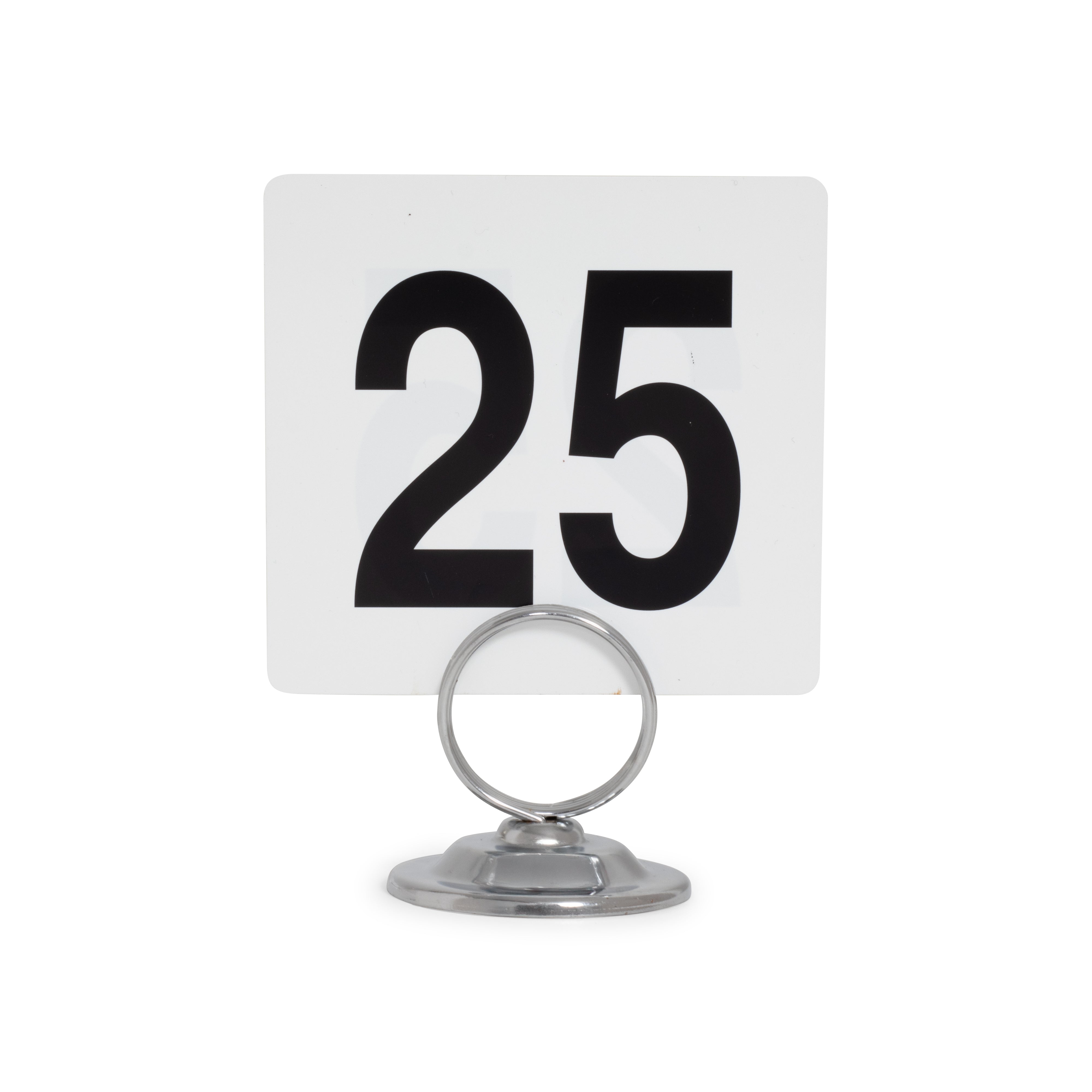 Table Number Stand Stainless