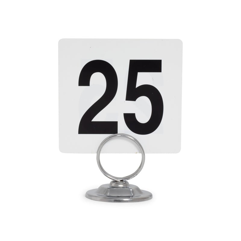 Table Number Stand Stainless