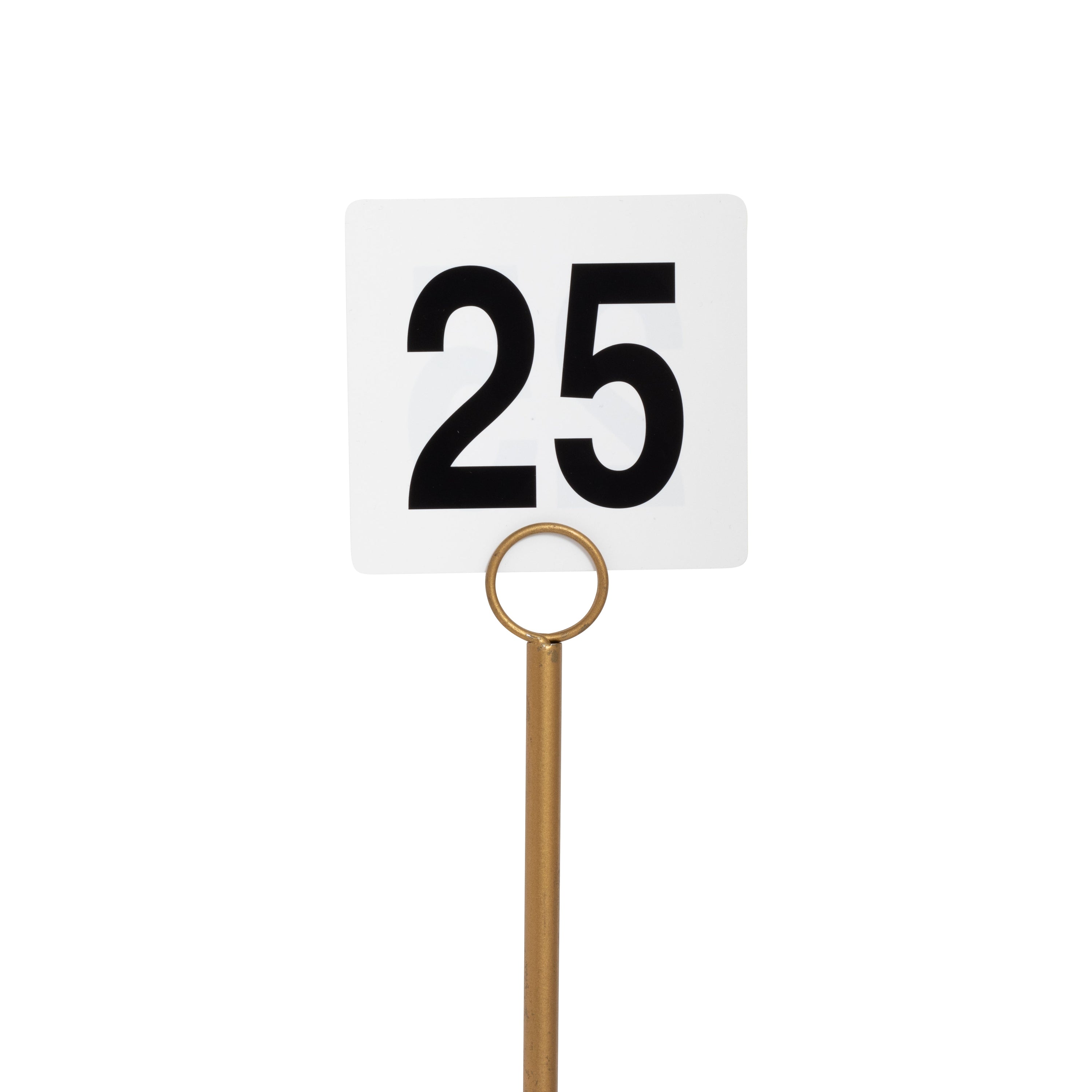 Table Number Stand Gold 15"