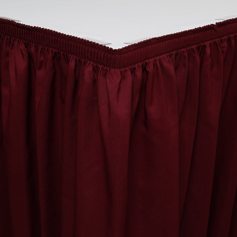 Table Skirt Burgundy