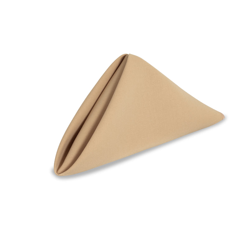 Solid Cotton Nouveau Tan Napkin