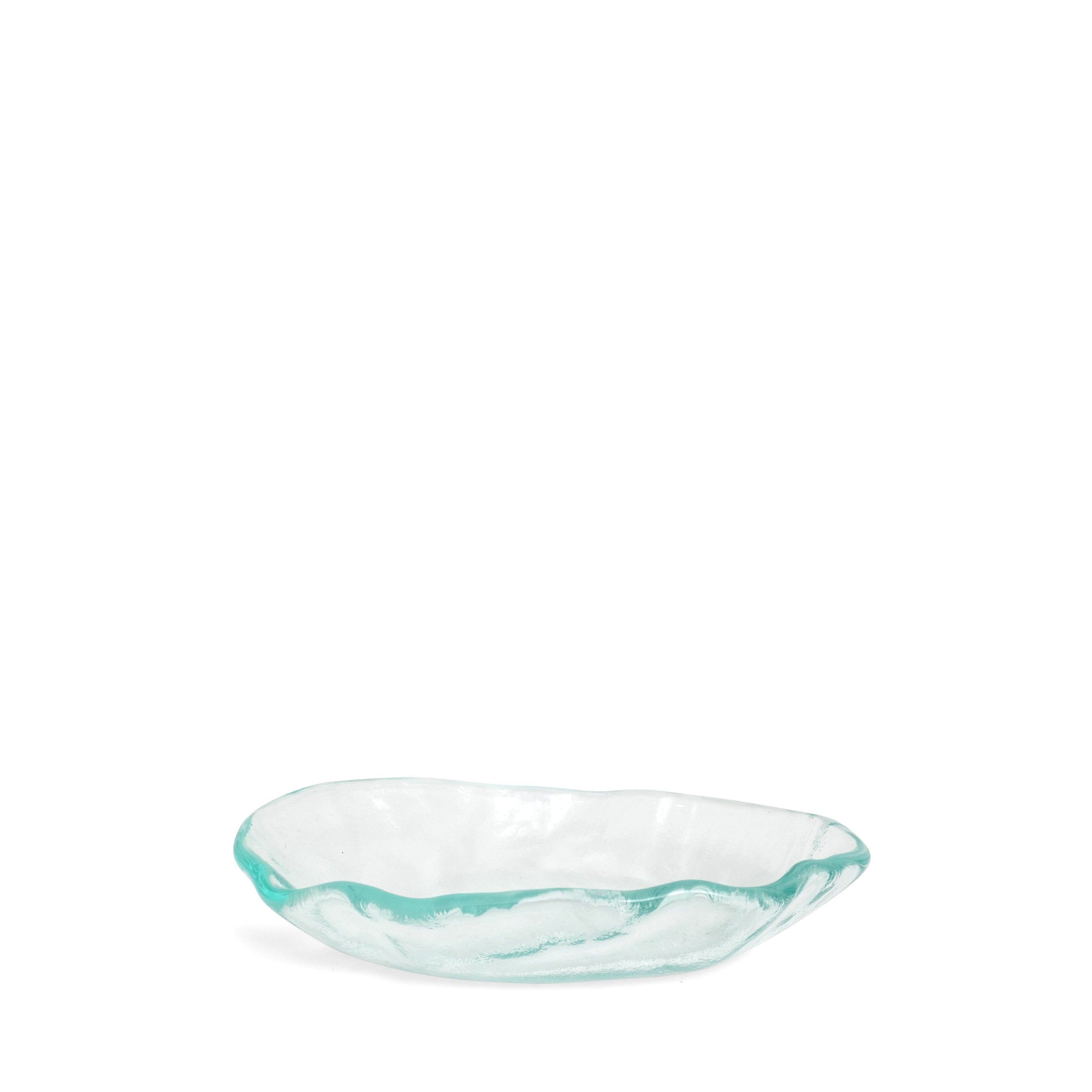 Tasting Seaglass Freeform Oval Bowl 4.5"