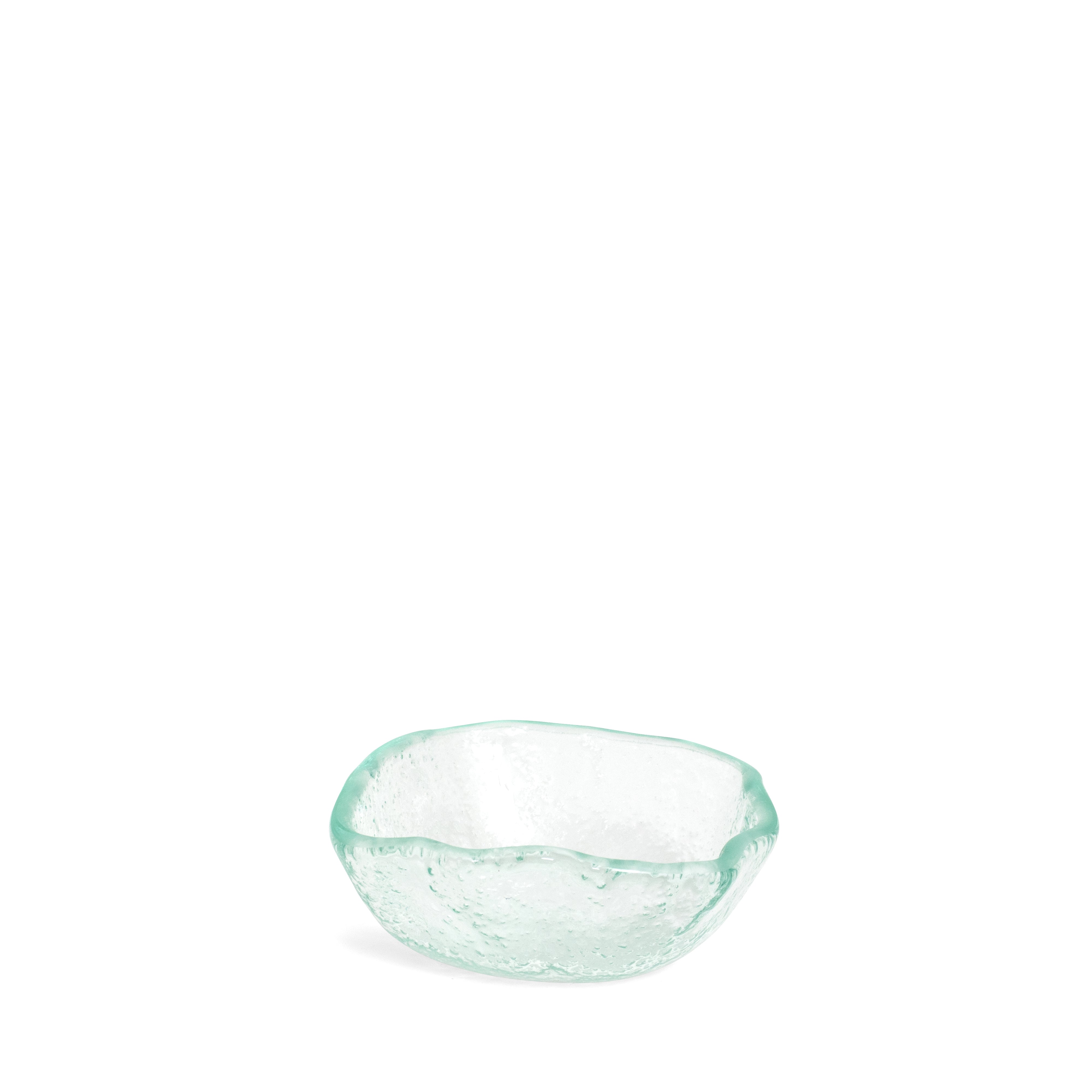 Tasting Seaglass Freeform Round Bowl 3"