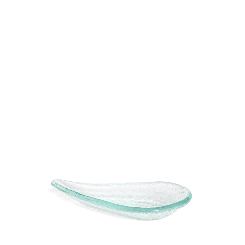 Tasting Seaglass Tear Drop Bowl 5"