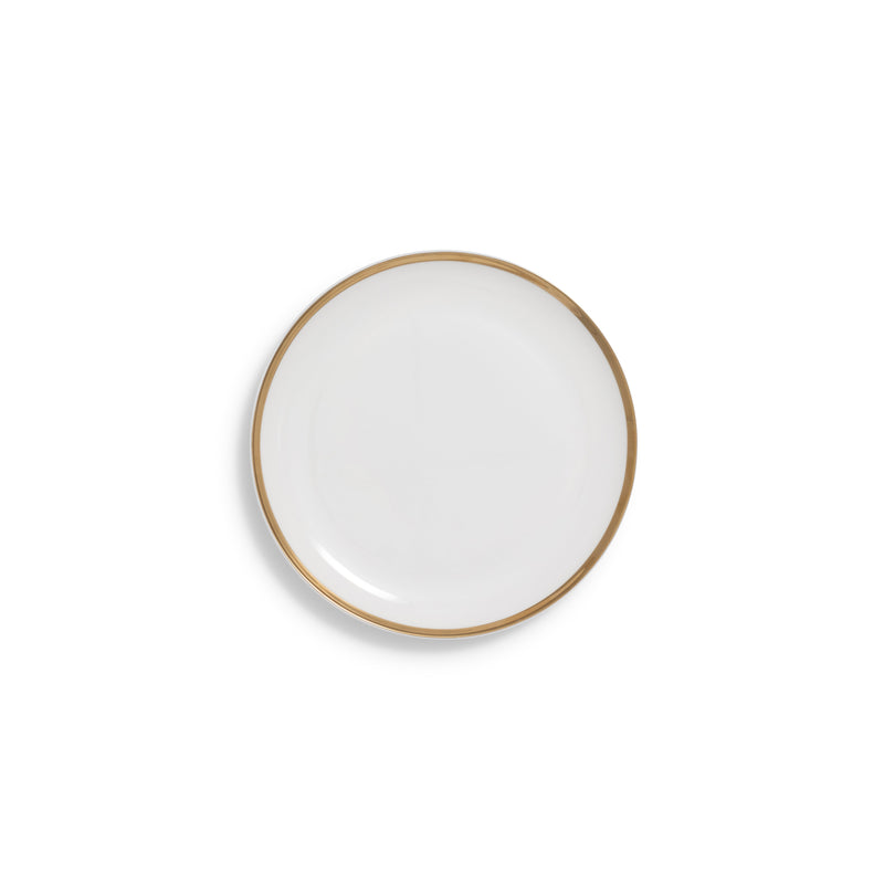 Tavola Coupe Gold Rim Bread & Butter 6"