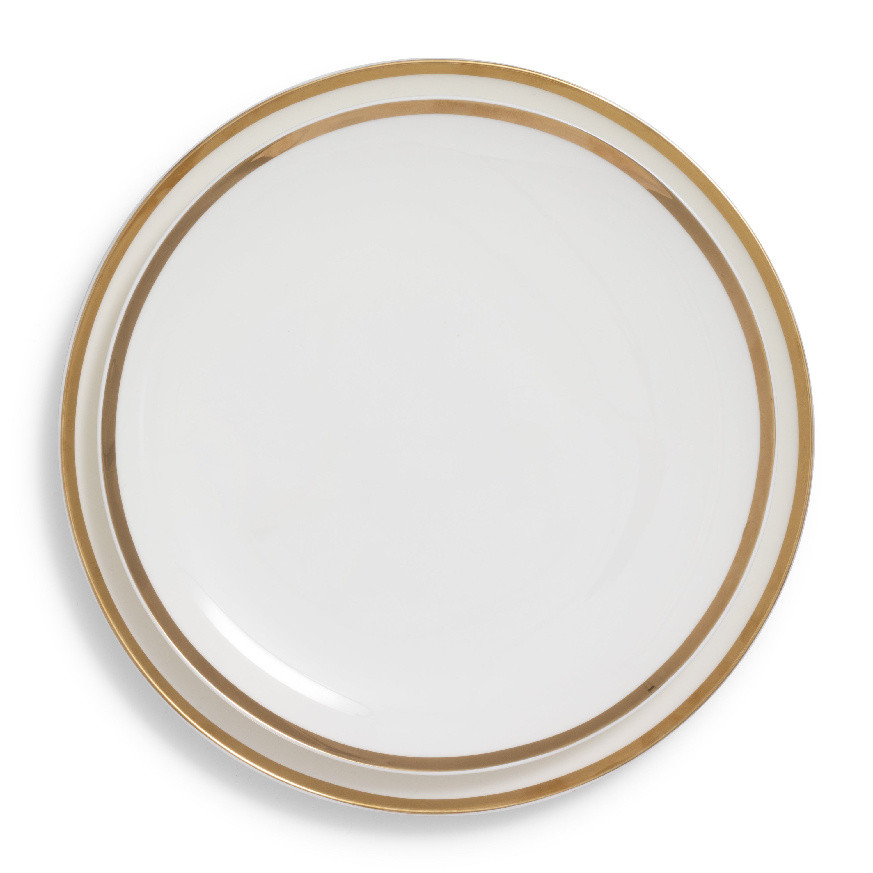 Tavola Coupe Gold Rim Dinner 10.5"