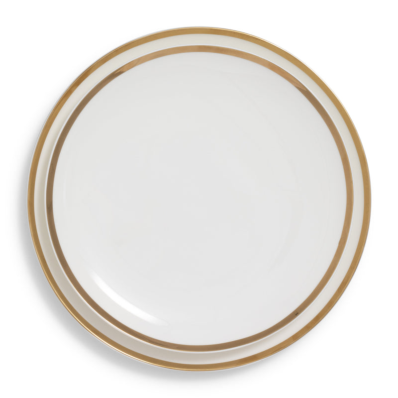 Tavola Coupe Gold Rim Dinner 10.5"