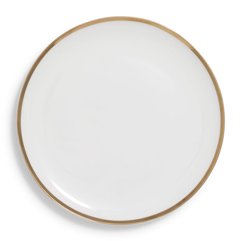 Tavola Coupe Gold Rim Charger 12"