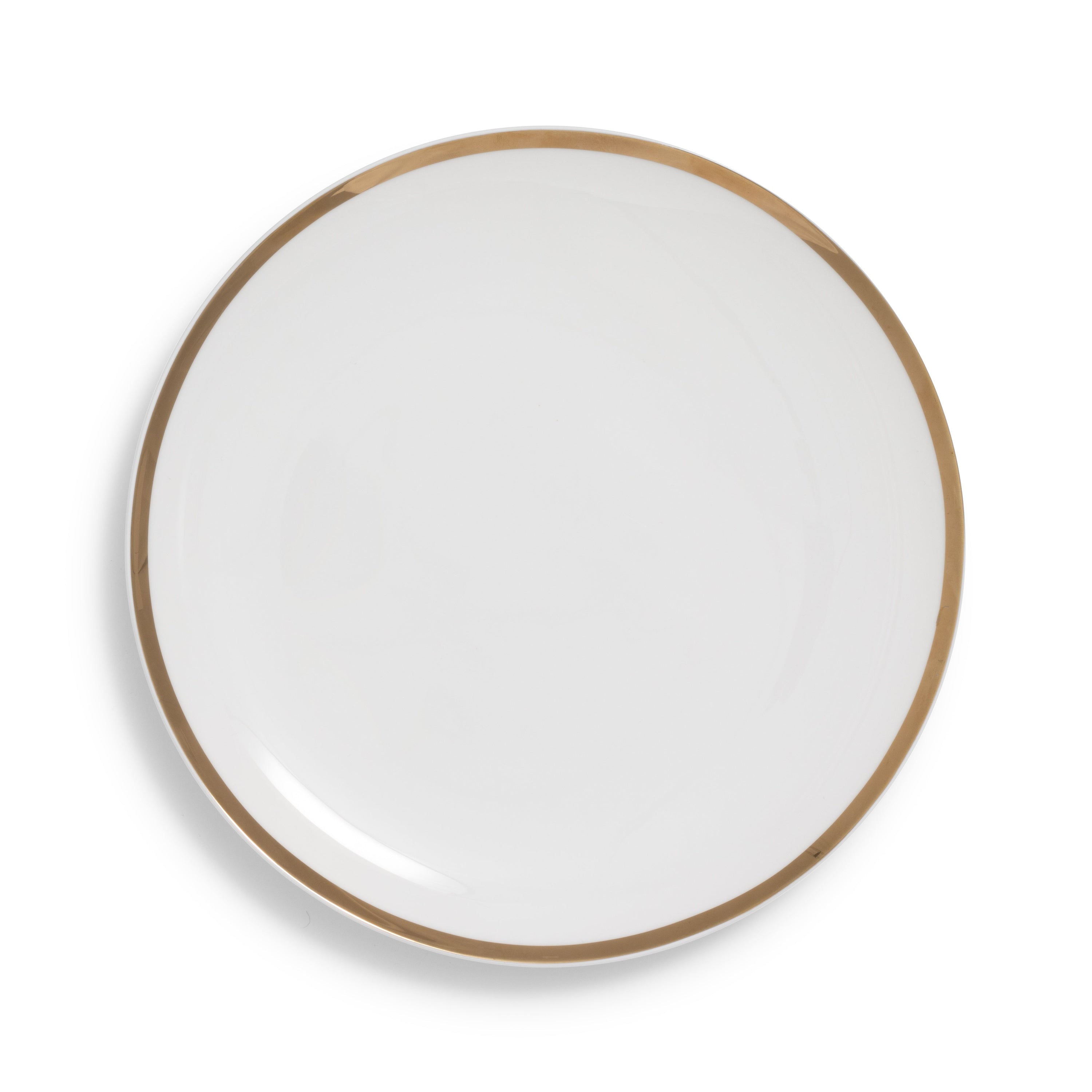 Tavola Coupe Gold Rim Dinner 10.5"