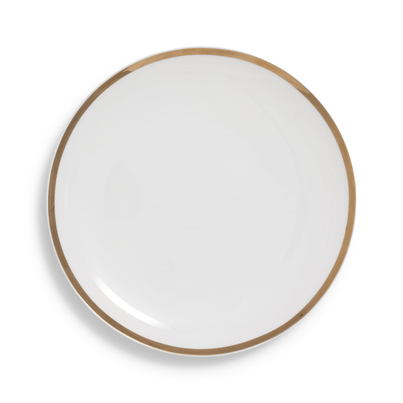 Tavola Coupe Gold Rim Dinner 10.5"