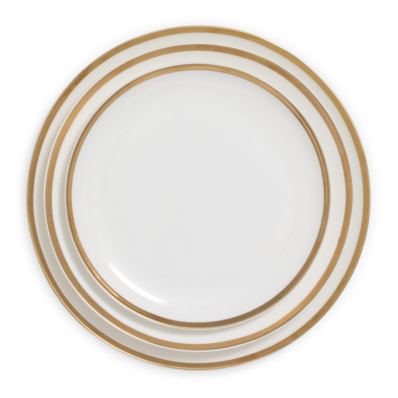 Tavola Coupe Gold Rim Dinner 10.5"