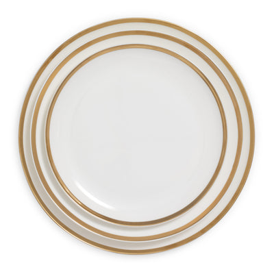Tavola Coupe Gold Rim Luncheon 9"