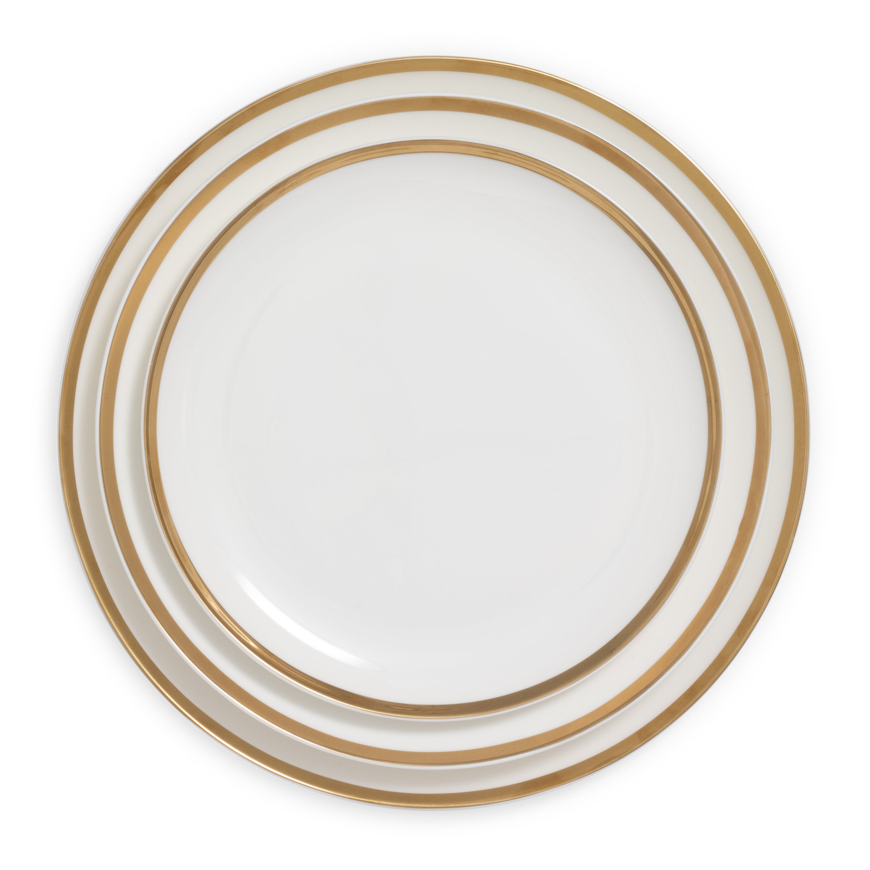 Tavola Coupe Gold Rim Luncheon 9"