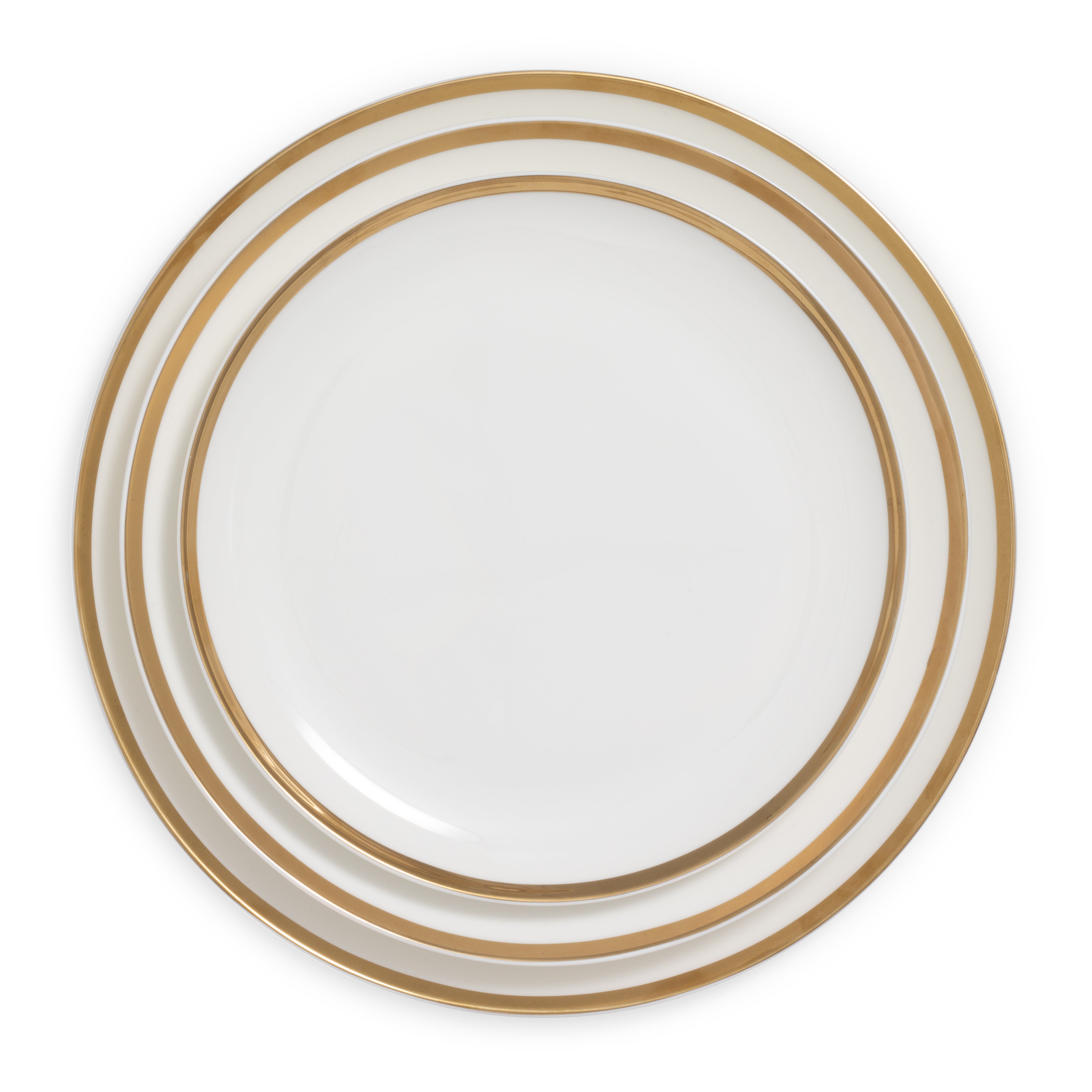 Tavola Coupe Gold Rim Luncheon 9"