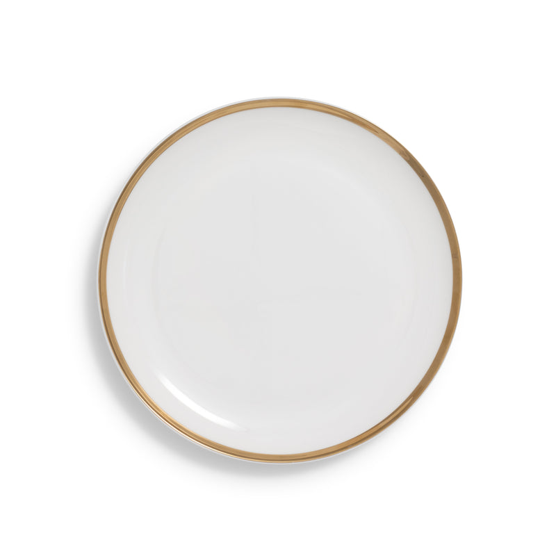 Tavola Coupe Gold Rim Luncheon 9"