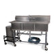 Triple Stainless Steel Sink w/Hot Water Heater