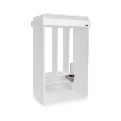 White Acrylic Beverage Dispenser