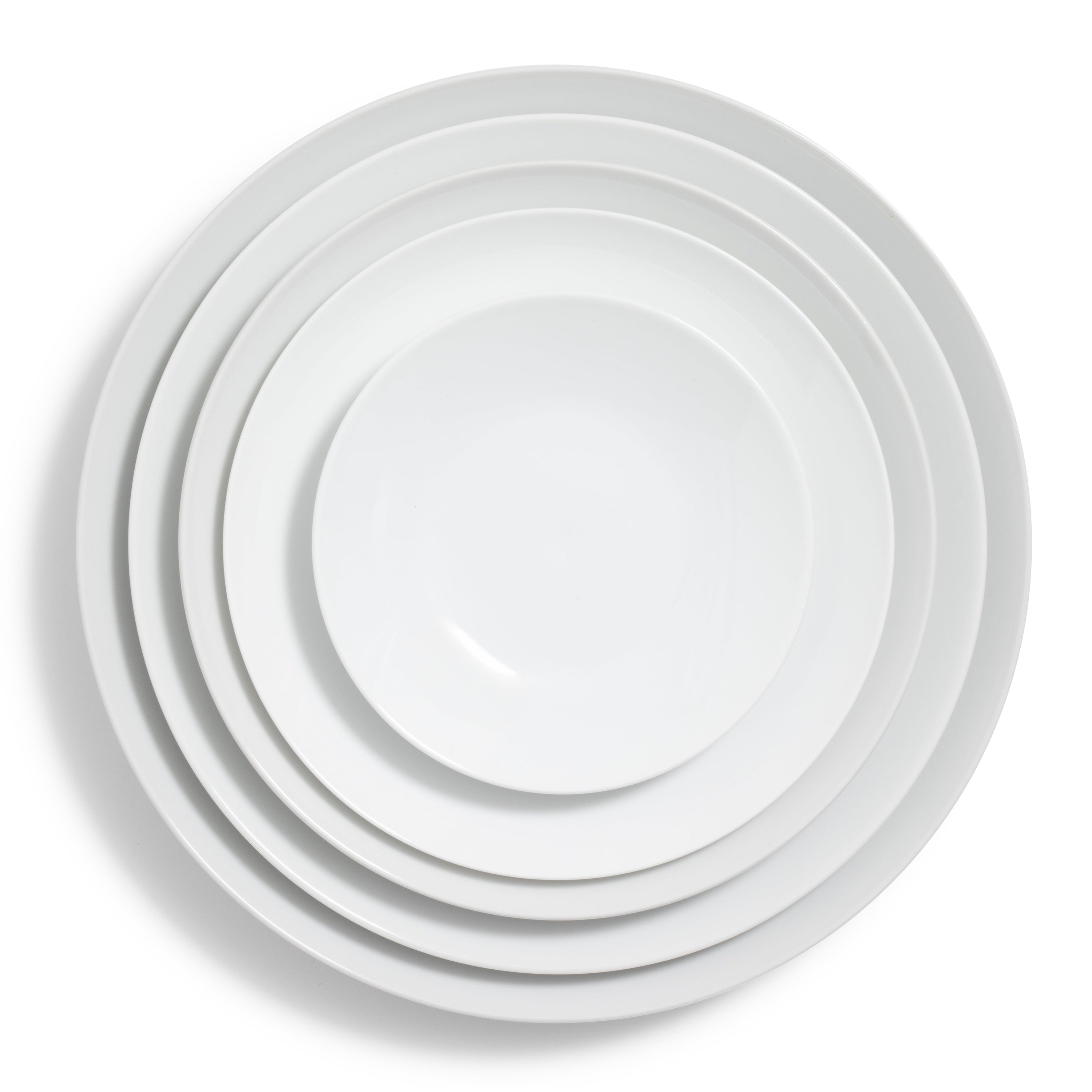 White Coupe Luncheon 9"
