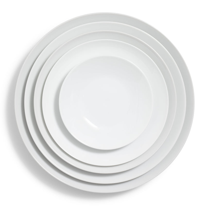 White Coupe Bread & Butter 6"