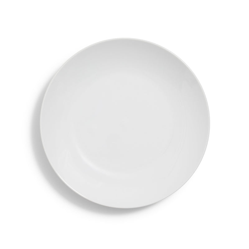 White Coupe Luncheon 9"
