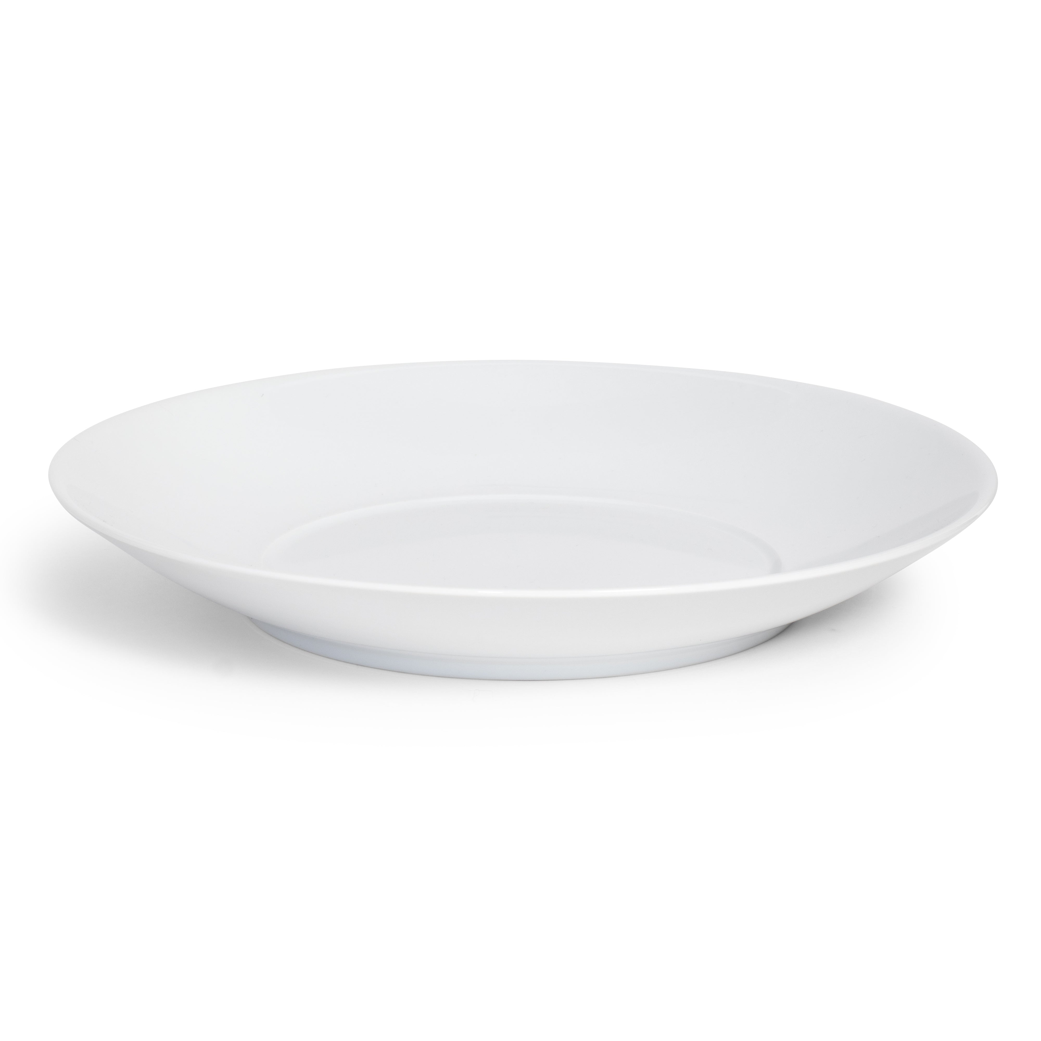 White Coupe Well Plate/Bowl 12"