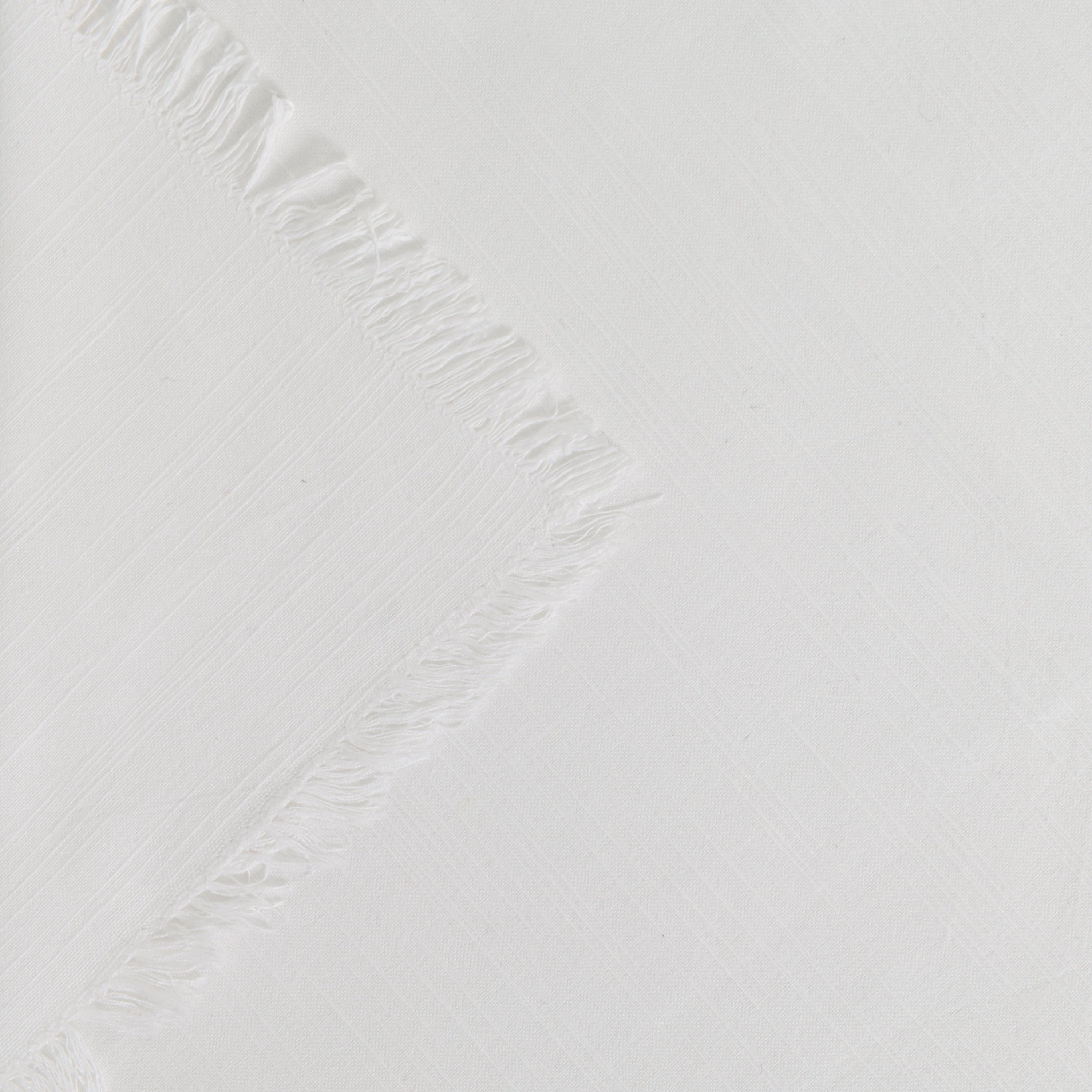 White Fringe Napkin
