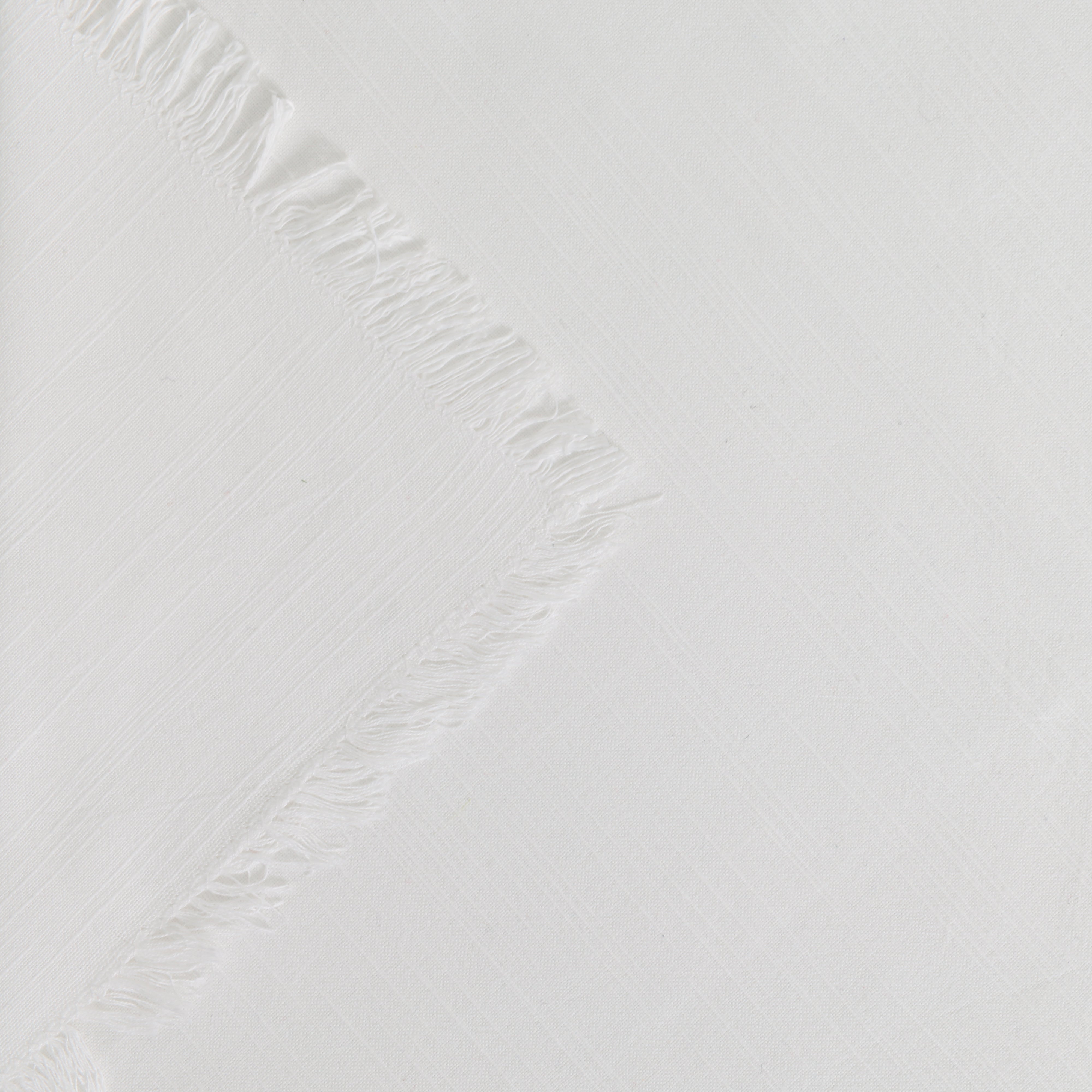 White Fringe Napkin