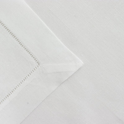 Hemstitched White Dinner Napkin