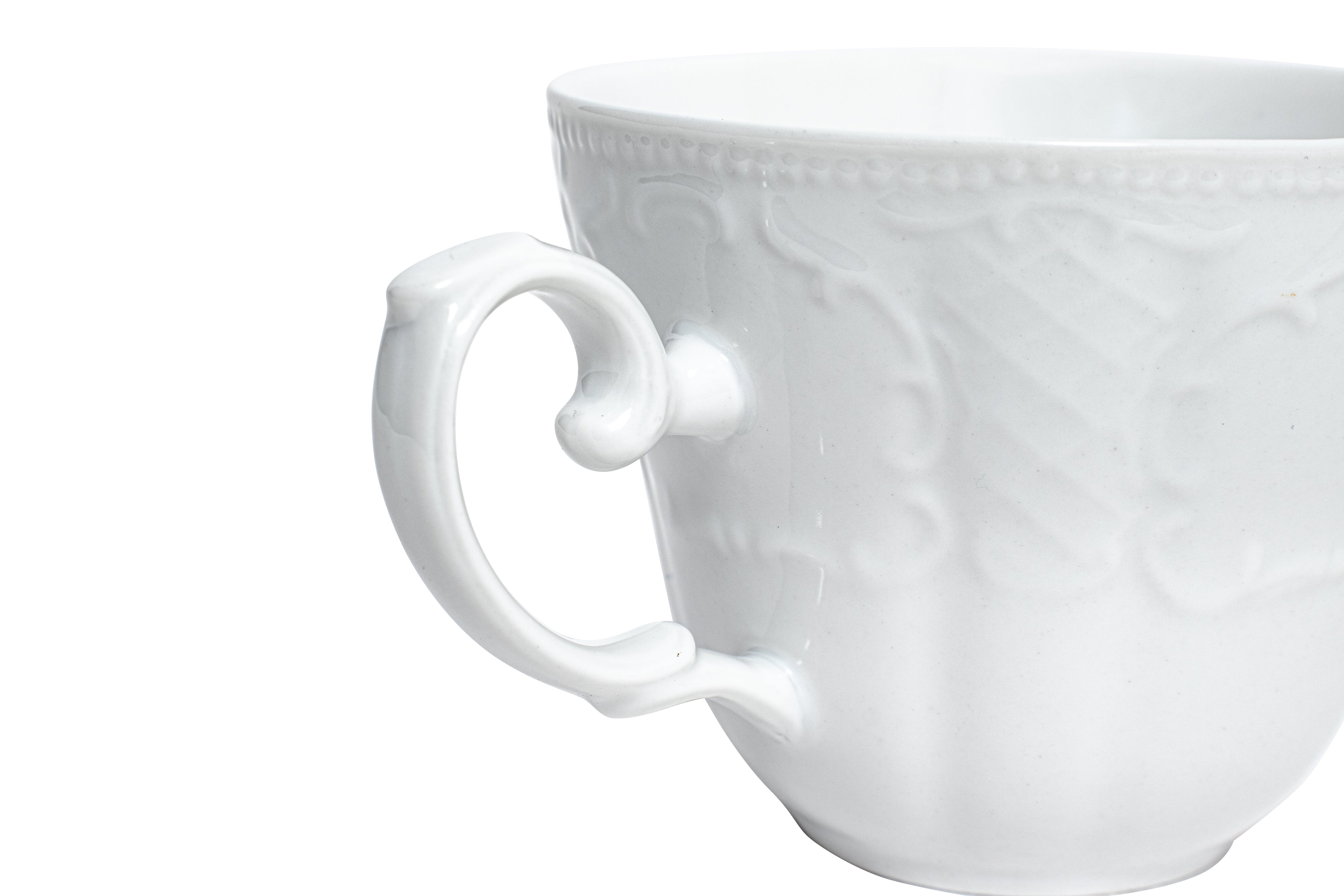 White Lace Cup/Saucer
