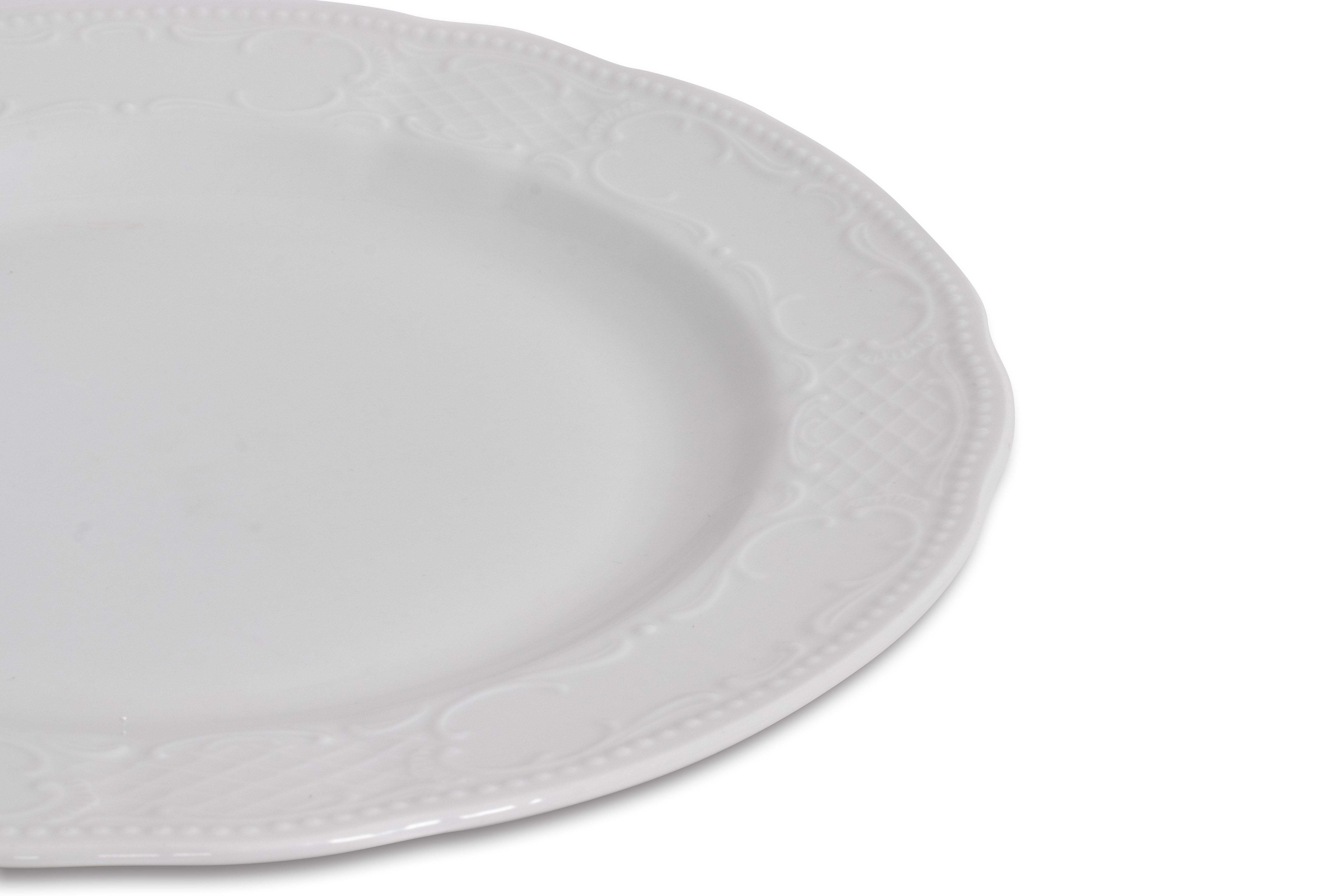 White Lace Luncheon 9"