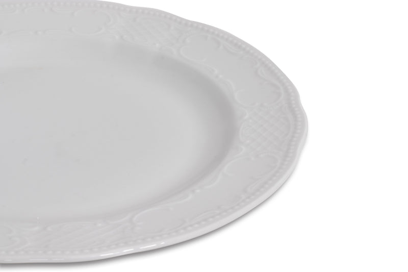 White Lace Dinner 10"