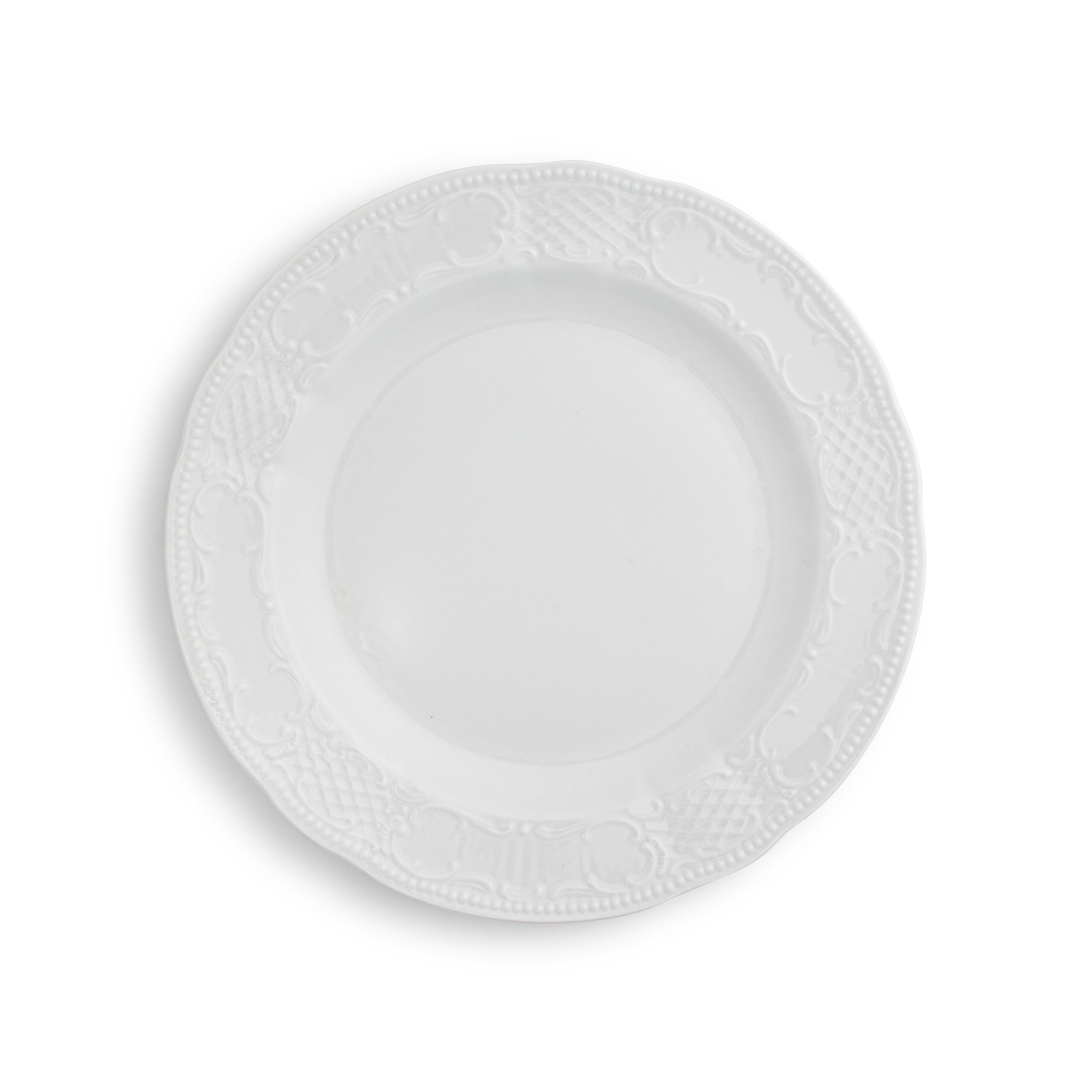 White Lace Dinner 10"