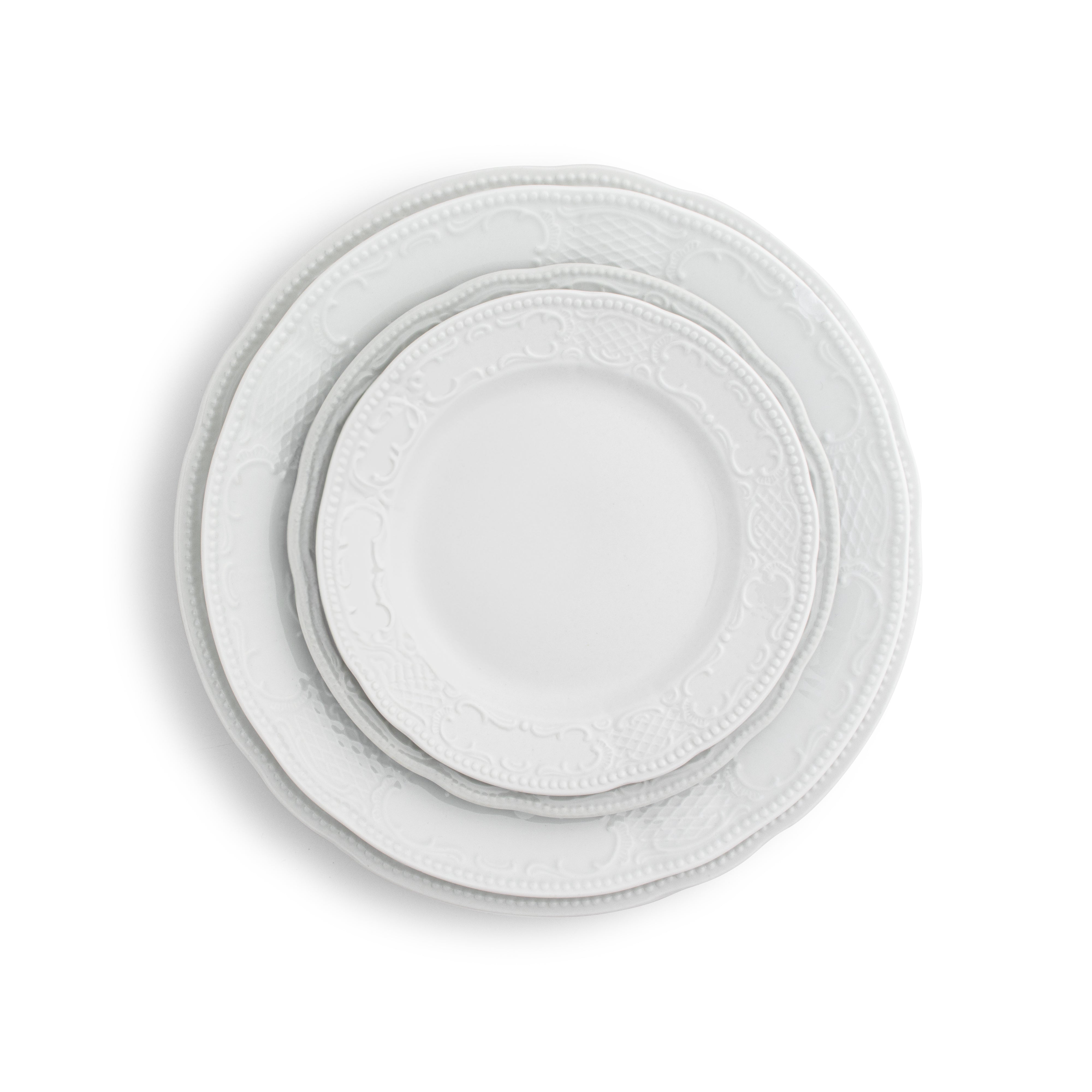 White Lace Dinner 10"