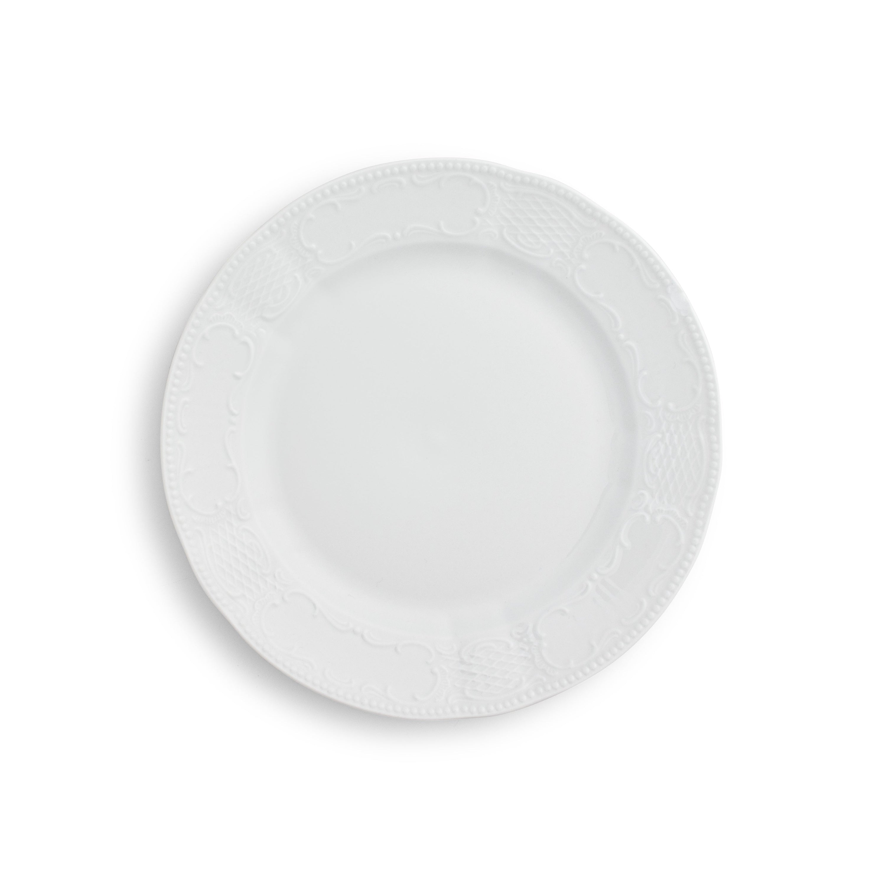 White Lace Luncheon 9"