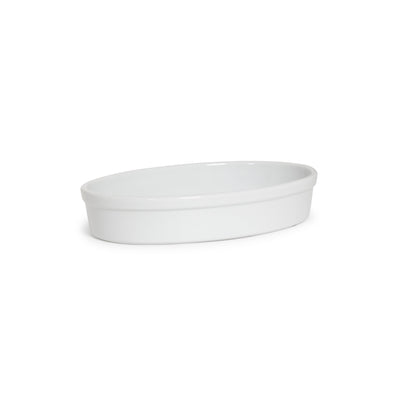 White Oval Baking Dish