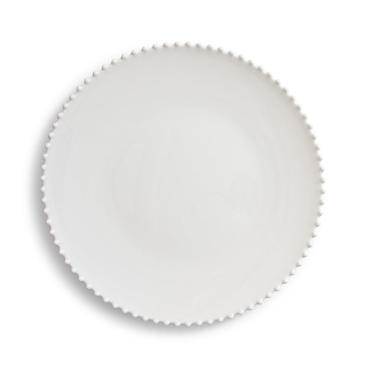 White Pearl Charger 12"