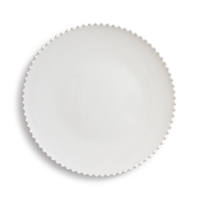 White Pearl Charger 12"