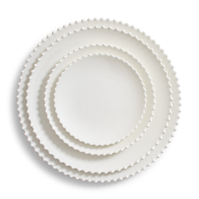 White Pearl Charger 12"