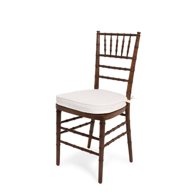 White Piping Cushion
