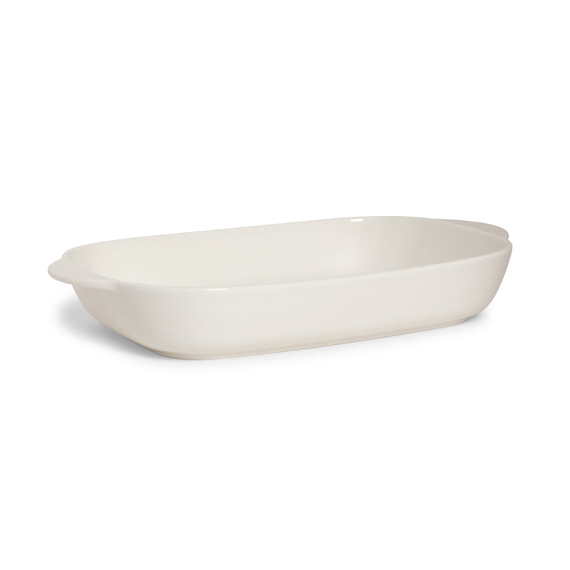 White Rectangular Baking Dish w/ Handles 13"L x 9"W