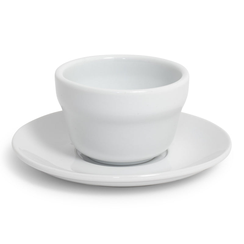 White Rim Boulion Cup/Saucer