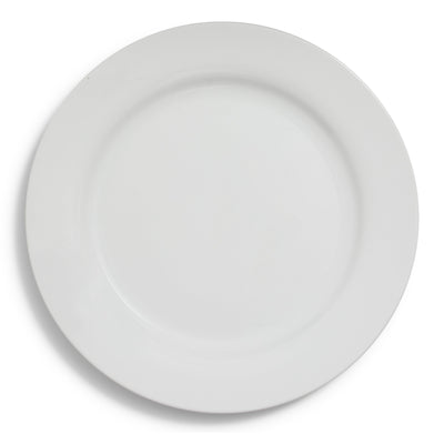 White Rim Charger 12"