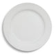 White Rim Charger 12"