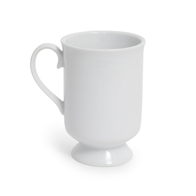 White Rim Footed Coffee Mug 9oz