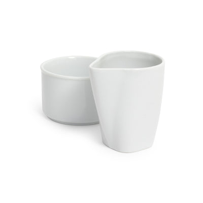 White Rim Mod Creamer & Sugar