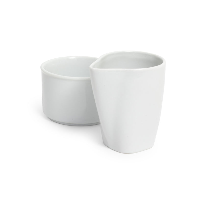 White Rim Mod Creamer & Sugar