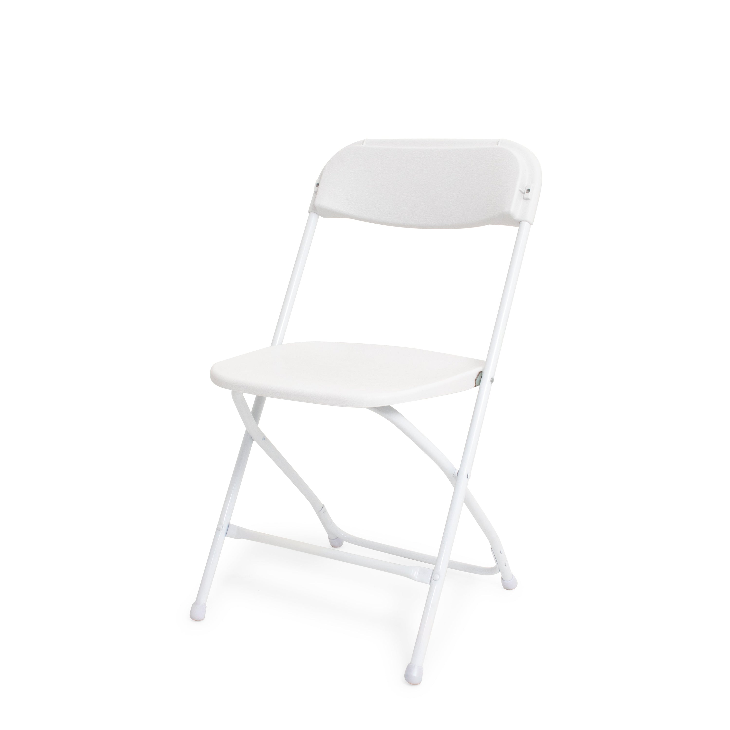 White Samsonite Plastic Folding Chair