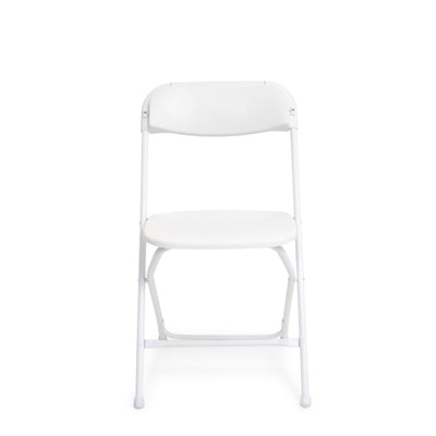 White Samsonite Plastic Folding Chair